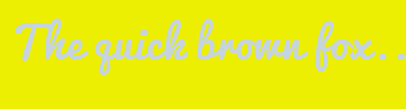 Image with Font Color C5D4DF and Background Color ECEF02